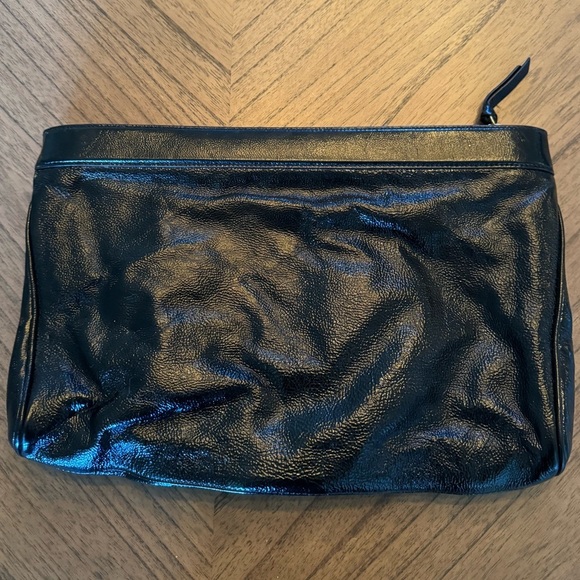 Yves Saint Laurent Autre Marque Black Patent Leather Clutch Bag - Picture 5 of 12